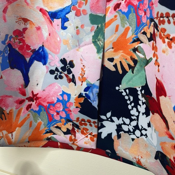 NWT T Tahari Floral Cap Sleeve Dress Size Small - Picture 10 of 12